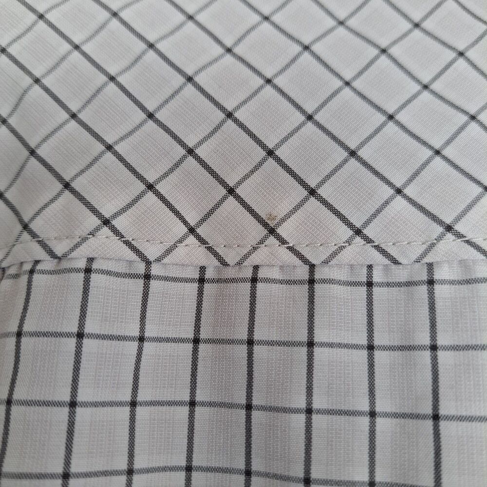 5.11 Tactical Series Mens XL Short Sleeve Snap Shirt Windowpane Zip Pocket - Picture 6 of 11